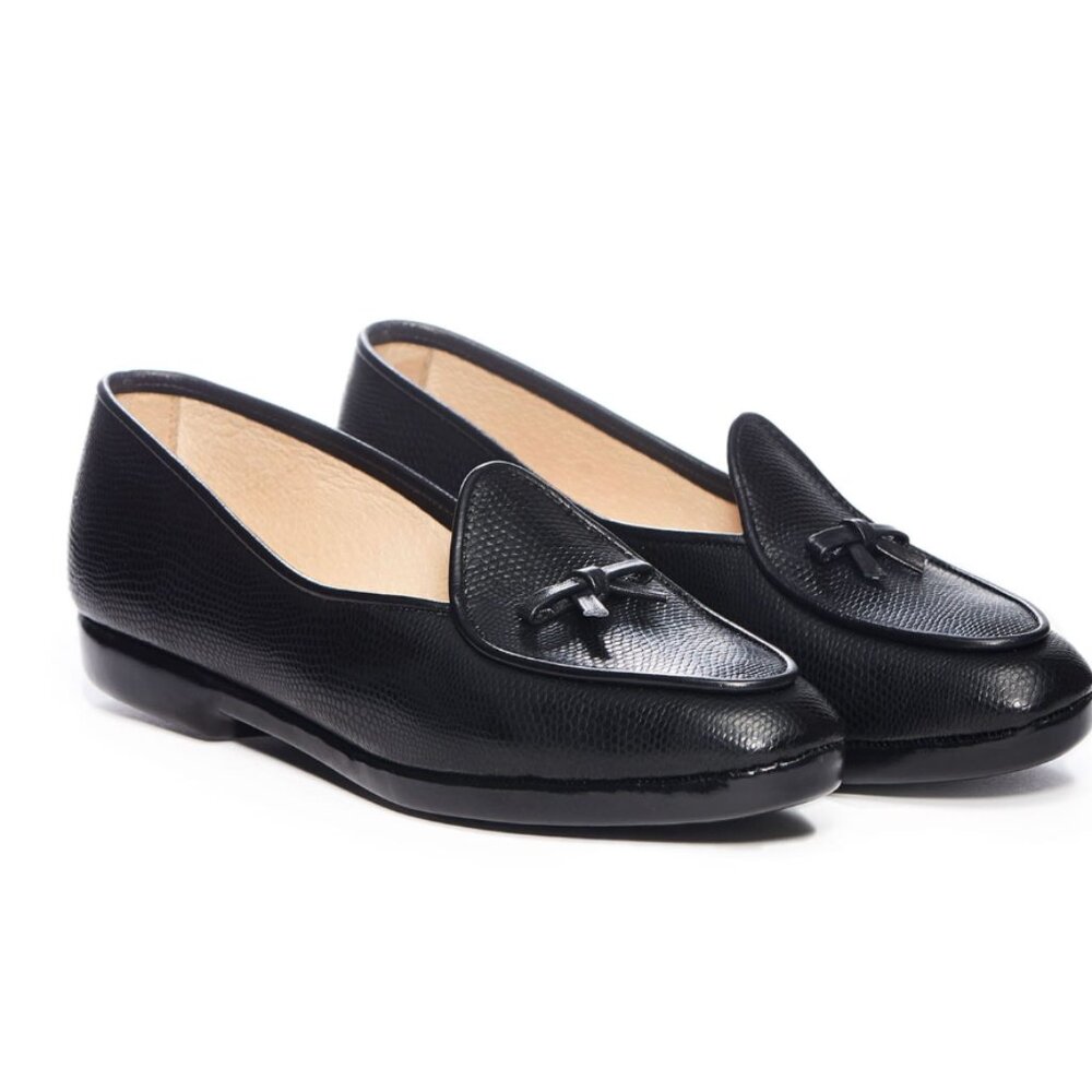 Black Belgian Shoes Loafers 9.5